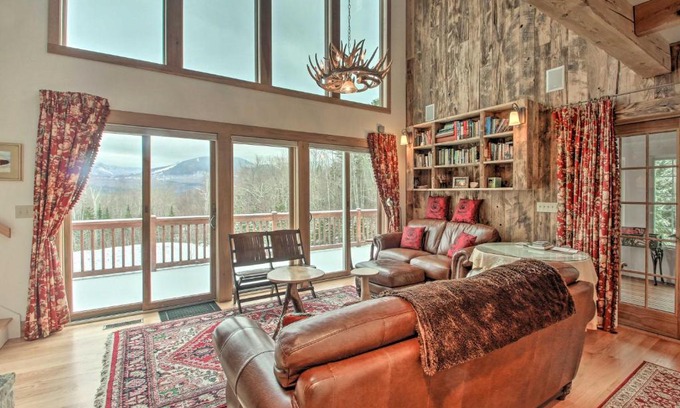 Franconia Maison | Architect-Designed Franconia Home Hot Tub and Views