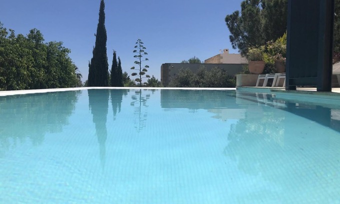 Busot Villa | Villa d'architectes avec magnifiques vues, chauffage sol et piscine chauffée