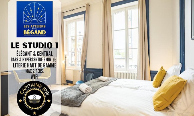 Troyes Appartement | Ateliers Begand Studio 1 - Proximité Gare et Hypercentre