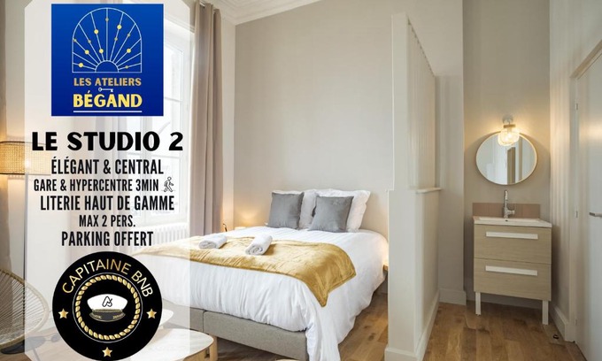 Troyes Appartement | Ateliers Begand Studio 2 - Proximité Gare et Hypercentre