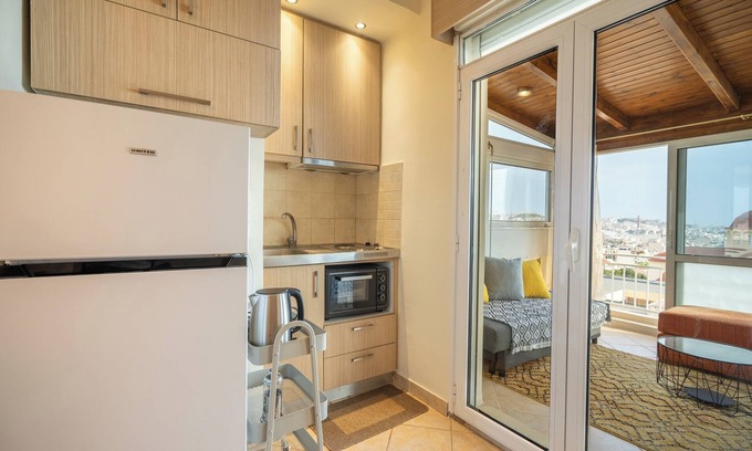 Nea Ionia Appartement | Athens View 1 bdrm apartment