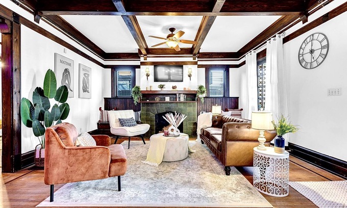 Poncey-Highland Maison | ATL Charming 1929 Historic Craftsman Bungalow
