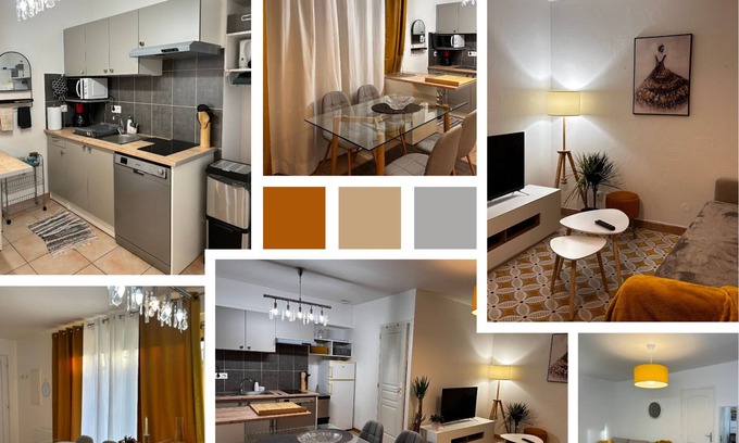 Miplaine Appartement | Atmosphère Cocooning Près Eurexpo/groupama Stadium