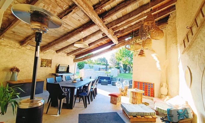 Salles sur Mer Maison | 🌴Atypique 🏡 MAISON de caractère & son SPA ⛱️ Châtelaillon-Plage, La Rochelle🌴
