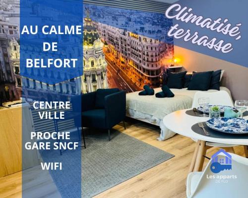 Belfort Appartement | Au calme de Belfort, climatisation, terrasse