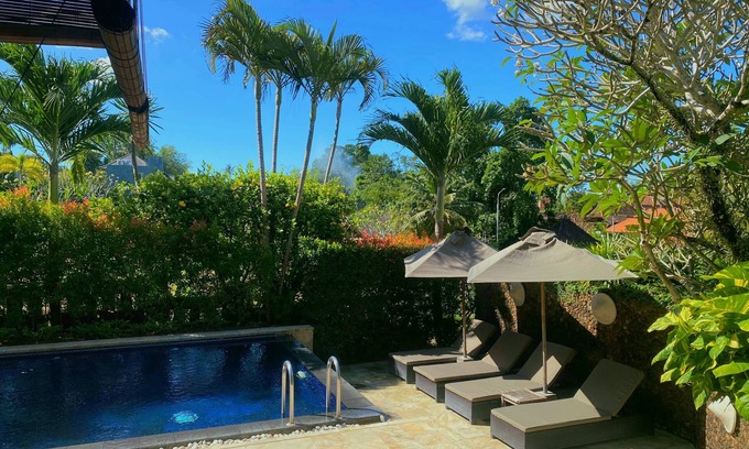 Berawa Villa | Authentique villa de Bali avec de belles vues sur les rizières