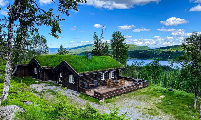 Vikberget Maison | Superbe maison à Flå avec sauna