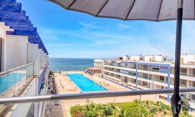 Tamraght Appartement | Ayour Beach Suite - Piscine - 5/6 Px