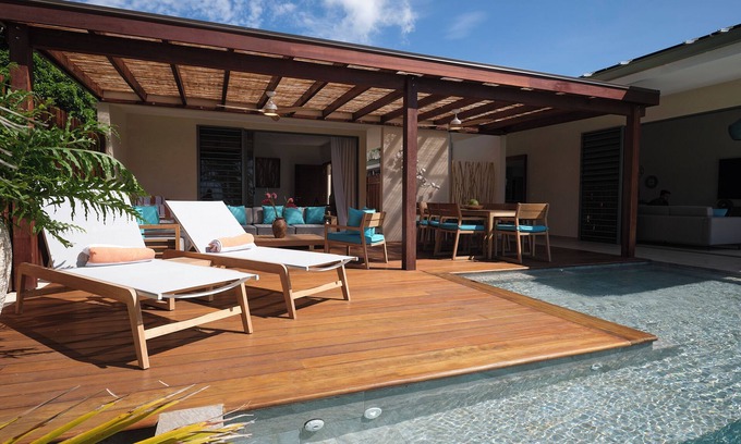 Moorea-Maiao Villa | Azure Beachfront Villa 3 bedrooms