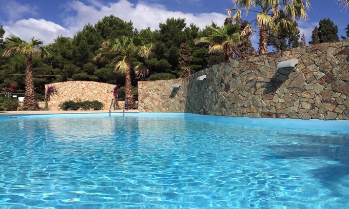 Porto Pino Villa | Villa en résidence avec piscine