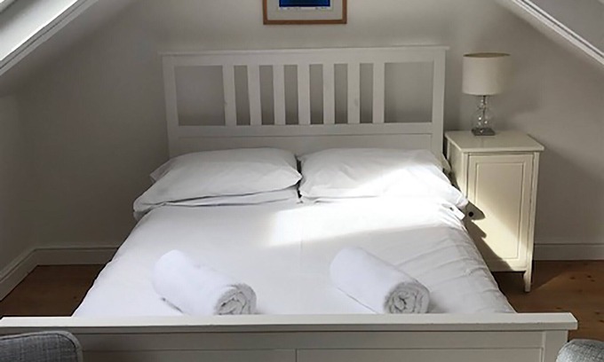 Sennen Cove Appartement | Badgers Loft appartement avec vue imprenable sur la mer et à côté de la plage. 2 personnes
