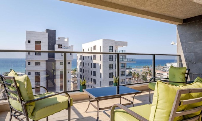 Nahariya Appartement | Balfour sea view city center