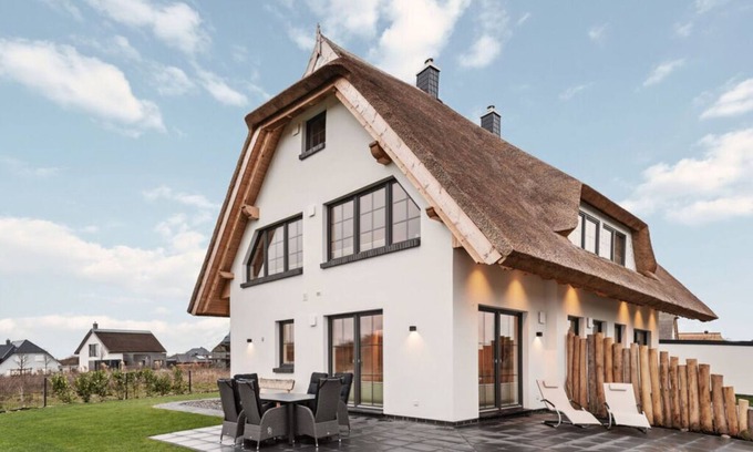 Dranske Maison | Vue sur Baltique Résidence de vacances confortable