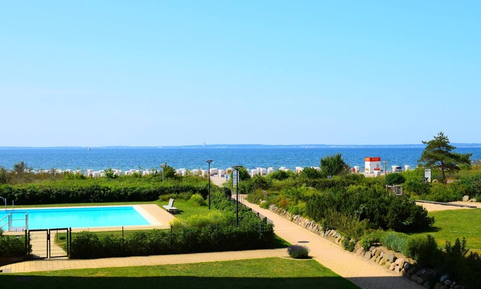 Pelzerhaken Appartement | Baltic View, 2-room apartment with sea view, swimming pool and sauna