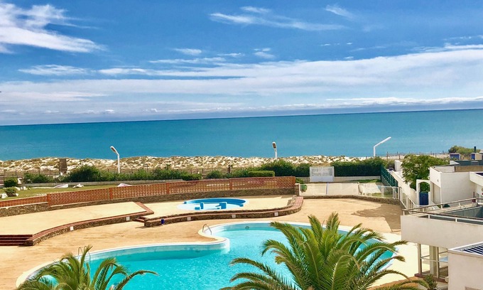 Saint-Hippolyte Appartement | BARCARESA-Appartement belle vue mer piscine tennis mini golf parking wifi