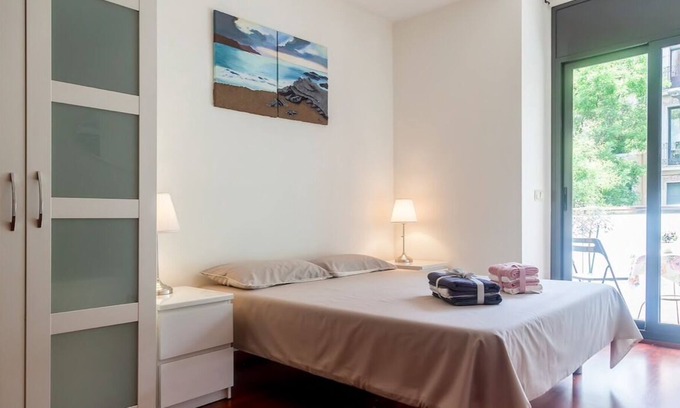 Hostafrancs Appartement | Barcelone | Plaza España Apt. avec immense balcon ®