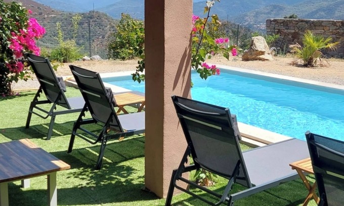 Moltifao Maison | Bas de Villa avec piscine privée