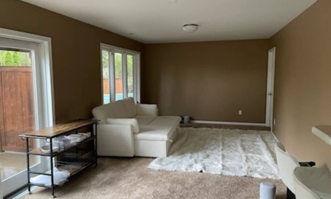 Hudson Maison | Basement in home with pool, bar and two Hot Tubs