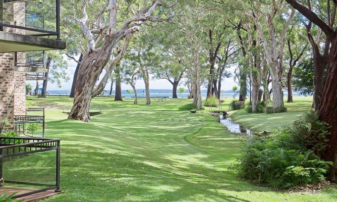 Nelson Bay Appartement | Bay Parklands 23 located at Little Beach with air con pool and tennis court
