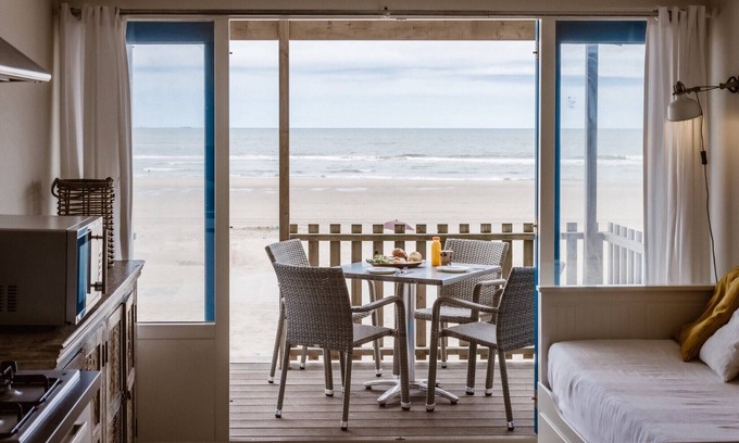 Wijk aan Zee Maison | Maison avec vue directe sur la mer, sur la plage de Wijk aan Zee