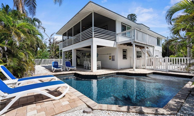 Anna Maria Maison | Beach House w/ pool on the north end of AMI