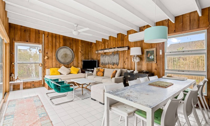 Ocean Bay Park Maison | Beach vacation with deck, gas grill, hot outdoor shower, kitchen, & washer/dryer