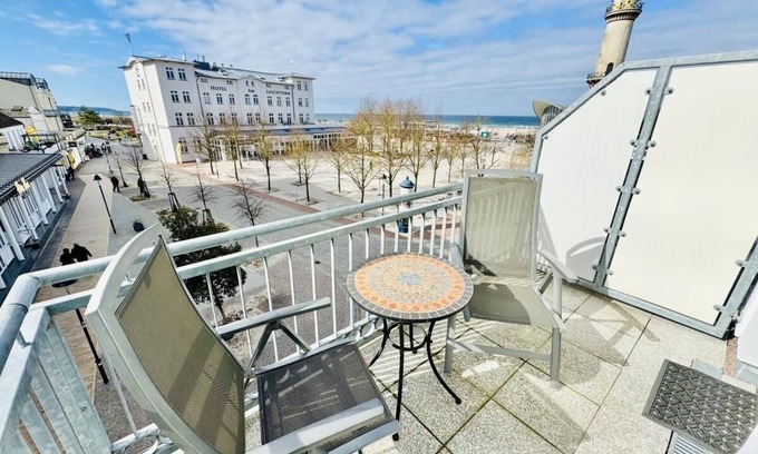 Warnemuende Appartement | Beach view, directly on the beach