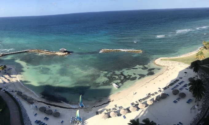 Montego Bay Copropriété | Beachfront 12th Floor Penthouse Living with Resort Access