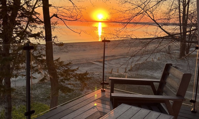Kettle Point 44 Maison | Beachfront and waterfront home for a relaxing getaway for couples or families.