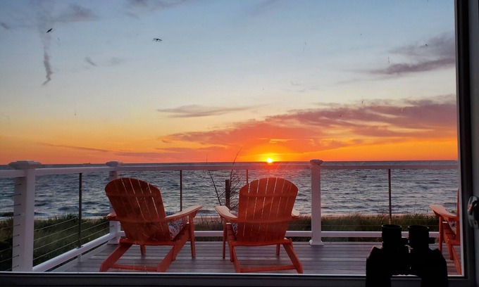 Prime Hook Beach Maison | Le chalet jaune! Sur la baie du Delaware, retour au refuge faunique!