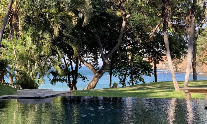 El Ocotal Maison | Accueil en bord de mer avec piscine privée à jets, nouveaux bains de luxe et cuisine du chef