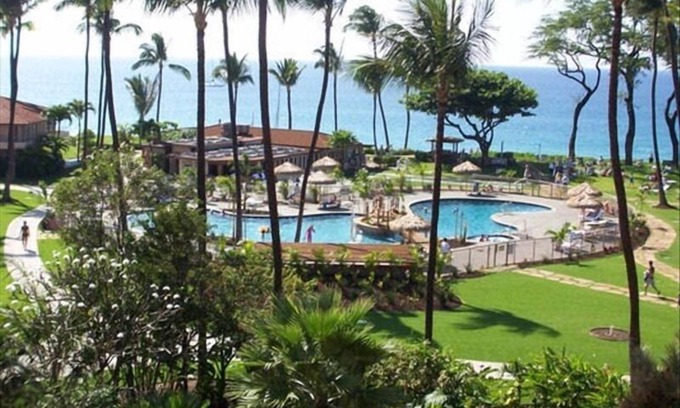 Kaanapali Copropriété | STUDIO PARTIEL AVEC VUE SUR L'OCÉAN ** RESORT SUR LA PLAGE ** ENTIÈREMENT ÉQUIPÉ ** A / C / C CENTRAL