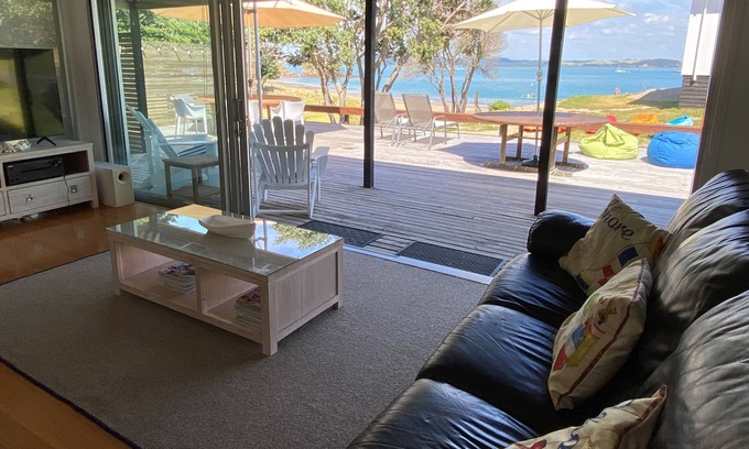 Russell Maison | SUR la plage, vue imprenable, bruit des vagues