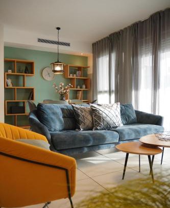 Nahariya Appartement | Beachfront Sea View Dream Escape - 3BR with Mamad