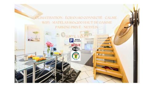 Pallud Appartement | Beau duplex 54m2, CLIMATISATION, 3 étoiles, Gîte de France, 2 ch, calme, TV 140cm, parking, Netflix, wifi, 400m centre, boîte à clés, Gîtes La Tarine