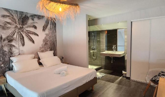 Marigot Appartement | Beau duplex vue mer avec piscine et accès plage