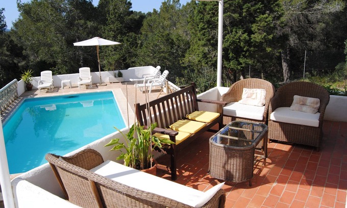 Sant Antoni de Portmany Maison | Belle villa de 3 chambres avec appartement privé et piscine privée à proximité des plages