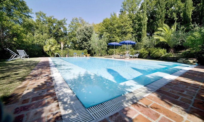 Montopoli in Val d'Arno Villa | Maison de vacances privée avec piscine privée, WIFI, climatisation, TV, patio, vue panoramique