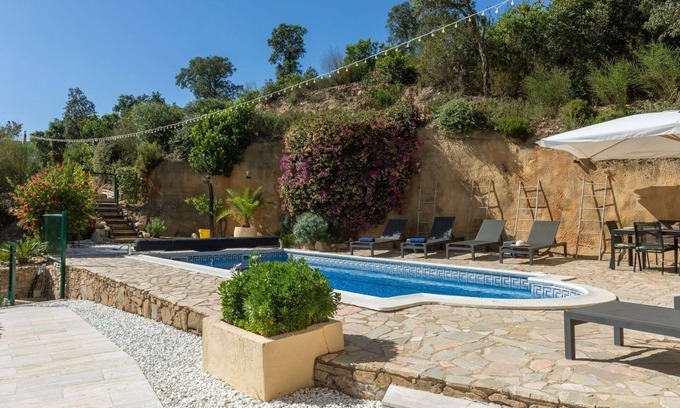 Santa Cristina de Aro Maison | Casa de vacaciones privada con piscina privada, WIFI, A/C, patio, vista panorámica, aparcamiento