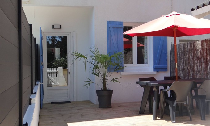 Royan Appartement | Bel appartement 2 pièces 2 à 4 pers avec grande terrasse, proche plage, au calme