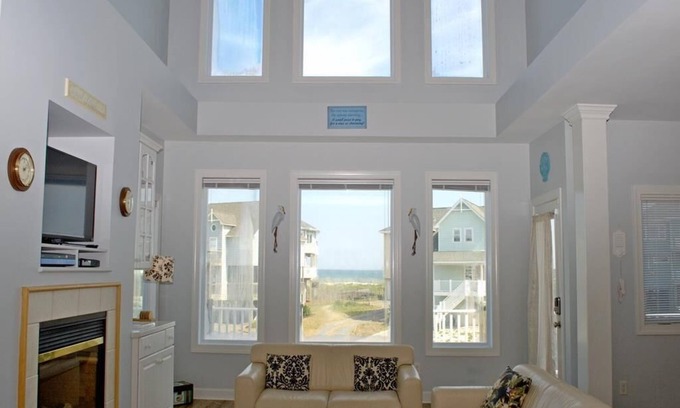 Village of Stump Sound Maison | Belle 3 BR Ocean View Home; Piscine communautaire et courts de tennis - Patient Tide