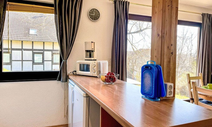 Frankenau Maison | Joli appartement dans une maison de vacances avec WIFI, TV, terrasse et animaux admis