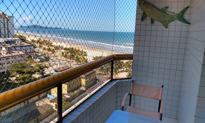 Mirim Appartement | BEL APPARTEMENT AVEC PISCINE, BALCON AVEC VUE MER, PORTE 24H