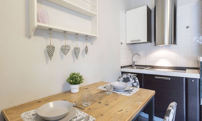 Madesimo Appartement | Joli appartement pour 2 personnes avec WIFI, TV et balcon
