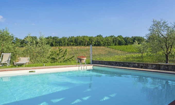 San Leolino Villa | Bel appartement dans une maison de vacances avec climatisation, piscine, WIFI, TV, terrasse