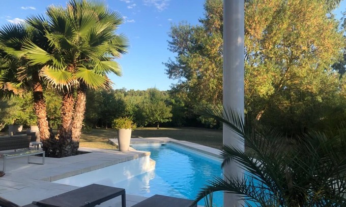 Montferrier-sur-Lez Villa | Belle maison d'architecte au calme dans un écrin de verdure