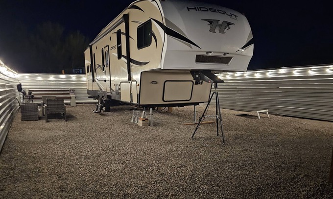 Tucson Estates Maison | Beautiful Camper with Private Lot Near Saguaro National Park
