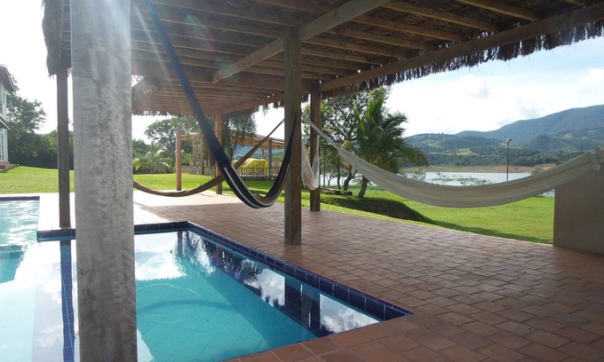 Piracaia Maison | Beautiful Country Houses. Access to the dam via the property, Heated swimming pool,