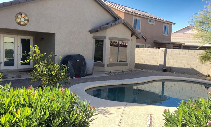 Maricopa Maison | Beautiful Vacation Cozy Home avec piscine chauffée