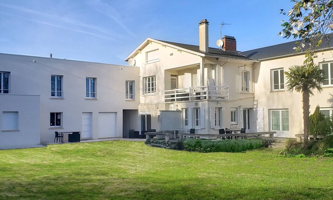 Hermanville-sur-Mer Appartement | Beautiful Duplex of 80 M² for 6/7 PERS, 100 METERS FROM THE BEACH, garden of 1000 m².
